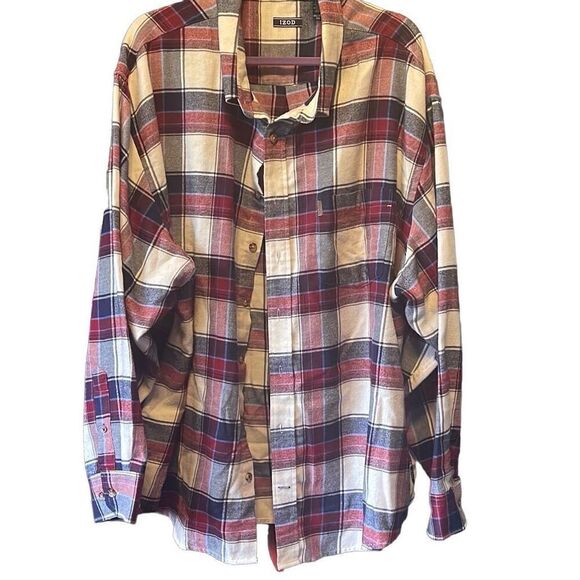Izod flannel shirt 3 xl - Picture 1 of 7